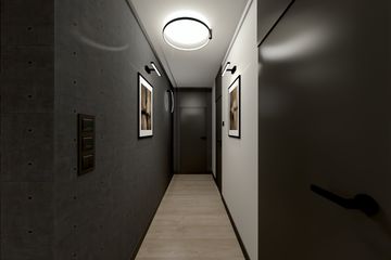 Projekt domu Ka215 - parterowy dom o powierzchni 69,86 m², dach płaski - ujęcie 18