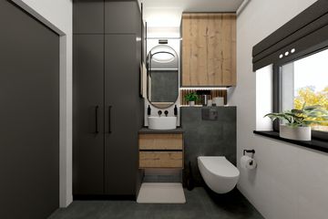 Projekt domu Ka215 - parterowy dom o powierzchni 69,86 m², dach płaski - ujęcie 20