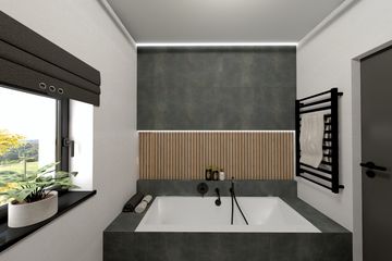 Projekt domu Ka215 - parterowy dom o powierzchni 69,86 m², dach płaski - ujęcie 21