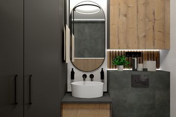 Projekt domu Ka215 - parterowy dom o powierzchni 69,86 m², dach płaski - ujęcie 23