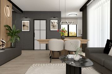 Projekt domu Ka215 - parterowy dom o powierzchni 69,86 m², dach płaski - ujęcie 25