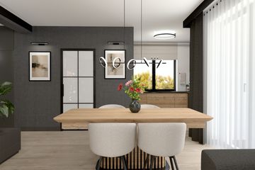 Projekt domu Ka215 - parterowy dom o powierzchni 69,86 m², dach płaski - ujęcie 26