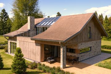  Projekt domu Rufus (BBI1018) - projekt domu parterowego z poddaszem - Zdjęcie 2