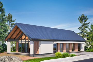  Projekt domu D404 (WAI1502) - projekt domu parterowego - Zdjęcie 4