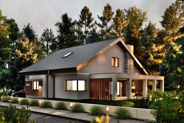  Projekt domu D413 (WAI1500) - projekt domu parterowego - Zdjęcie 3