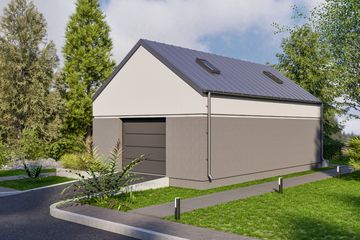  Projekt budynku gospodarczego BG11 (WAI1498) - projekt budynku parterowego - Zdjęcie 2