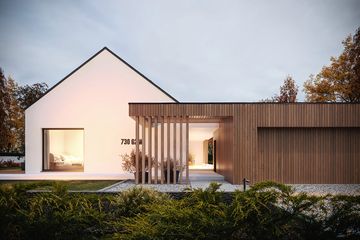  Projekt domu NewHouse 730 G2 w1 (KRZ1116) - projekt domu parterowego - Zdjęcie 1