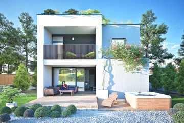  Projekt domu Talia z garażem 1-st. [A] (WRF2467) - projekt domu z pełnym piętrem - Zdjęcie 4