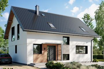  Projekt domu Jagoda Solo (1919) (KRD3057) - projekt domu parterowego z poddaszem - Zdjęcie 1