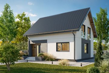  Projekt domu Benon Sto (1917) (KRD3058) - projekt domu parterowego z poddaszem - Zdjęcie 3