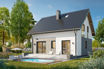  Projekt domu Benon Sto (1917) (KRD3058) - projekt domu parterowego z poddaszem - Zdjęcie 6