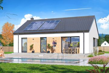  Projekt domu Tania 3 (WOE1202) - projekt domu parterowego - Zdjęcie 3