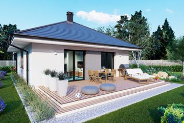  Projekt domu Parterowy 30 (BBH1072) - projekt domu parterowego - Zdjęcie 3