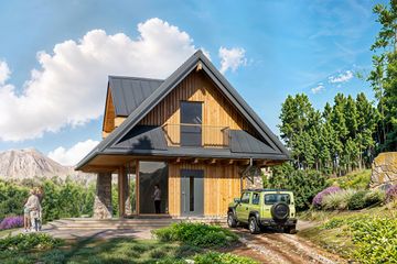  Projekt domu Harnaś pomniejszony (KDX1016) - projekt domu parterowego z poddaszem - Zdjęcie 3