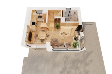  Projekt domu Harnaś pomniejszony (KDX1016) - projekt domu parterowego z poddaszem - Zdjęcie 16