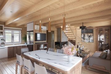  Projekt domu Jutrzenka z trójkątnym oknem powiększona (KDX1017) - projekt domu parterowego z poddaszem - Zdjęcie 9