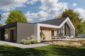  Projekt domu NewHouse 719 w3 G2 (KRZ1117) - projekt domu parterowego - Zdjęcie 2
