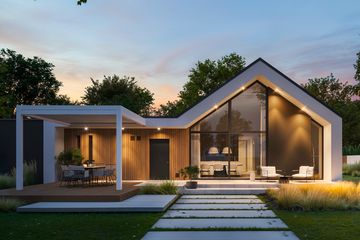  Projekt domu NewHouse 719 w3 G2 (KRZ1117) - projekt domu parterowego - Zdjęcie 1