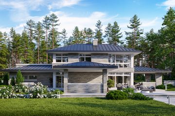  Projekt domu BrickHouse 705 (KRZ1118) - projekt domu z pełnym piętrem - Zdjęcie 12