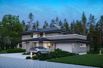  Projekt domu BrickHouse 705 (KRZ1118) - projekt domu z pełnym piętrem - Zdjęcie 15