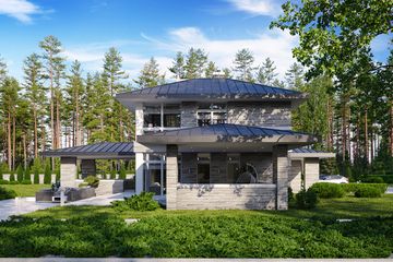  Projekt domu BrickHouse 705 (KRZ1118) - projekt domu z pełnym piętrem - Zdjęcie 18