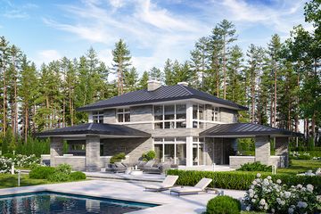  Projekt domu BrickHouse 705 (KRZ1118) - projekt domu z pełnym piętrem - Zdjęcie 24