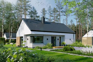  Projekt domu EG-93 wariant I (WWB1147) - projekt domu parterowego - Zdjęcie 3