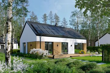  Projekt domu EG-93 wariant I (WWB1147) - projekt domu parterowego - Zdjęcie 2