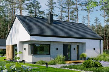  Projekt domu EG-93 wariant I (WWB1147) - projekt domu parterowego - Zdjęcie 1