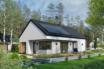  Projekt domu EG-96 wariant I (WWB1148) - projekt domu parterowego - Zdjęcie 3