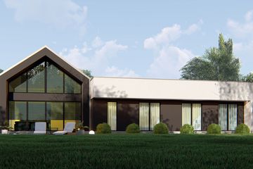  Projekt domu uA376 (WCB1572) - projekt domu parterowego z poddaszem - Zdjęcie 4