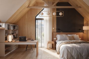  Projekt domu Harnaś pomniejszony wariant 2 (KDX1019) - projekt domu parterowego z poddaszem - Zdjęcie 11