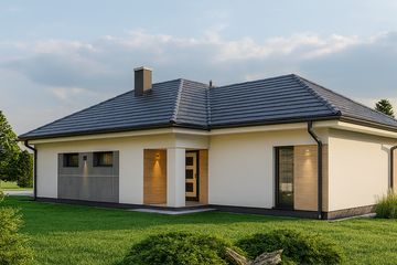  Projekt domu na Platynowej (WBF1004) - projekt domu parterowego - Zdjęcie 5