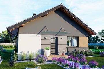  Projekt domu Parterowy 33 (BBH1075) - projekt domu parterowego - Zdjęcie 1