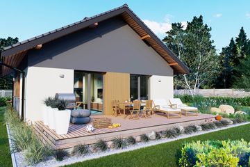  Projekt domu Parterowy 33 (BBH1075) - projekt domu parterowego - Zdjęcie 3