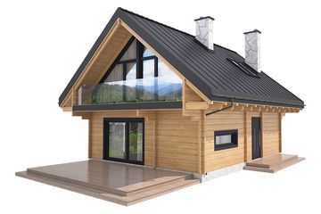  Projekt domu Moja bajka (KDX1020) - projekt domu parterowego z poddaszem - Zdjęcie 4