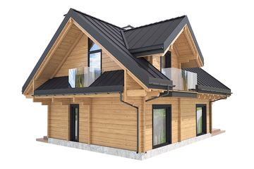  Projekt domu Moja bajka (KDX1020) - projekt domu parterowego z poddaszem - Zdjęcie 6