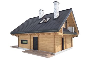  Projekt domu Moja bajka (KDX1020) - projekt domu parterowego z poddaszem - Zdjęcie 7