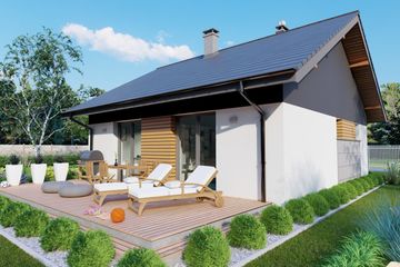  Projekt domu Parterowy 36 (BBH1076) - projekt domu parterowego - Zdjęcie 4