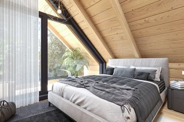  Projekt domu Moja bajka ze skośnym dachem (KDX1021) - projekt domu parterowego z poddaszem - Zdjęcie 9