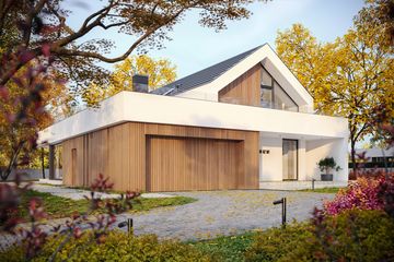  Projekt domu NewHouse 794 G2 w1 (KRZ1119) - projekt domu parterowego z poddaszem - Zdjęcie 4