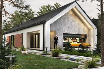  Projekt domu Ka236 (PKT1331) - projekt domu parterowego - Zdjęcie 1