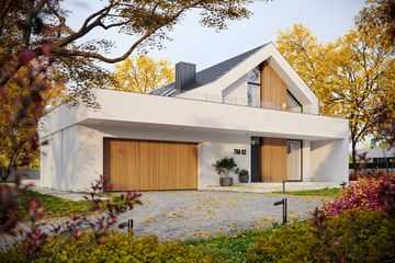  Projekt domu NewHouse 794 G2 (KRZ1120) - projekt domu parterowego z poddaszem - Zdjęcie 2