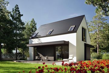  Projekt domu Mini 21 plus (wersja C) energo plus (WRC2818) - projekt domu parterowego z poddaszem - Zdjęcie 2