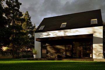  Projekt domu Mini 21 plus (wersja C) energo plus (WRC2818) - projekt domu parterowego z poddaszem - Zdjęcie 5