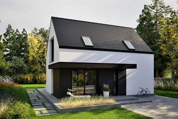  Projekt domu Mini 21 plus (wersja C) energo plus (WRC2818) - projekt domu parterowego z poddaszem - Zdjęcie 8