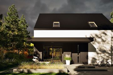  Projekt domu Mini 21 plus (wersja C) energo plus (WRC2818) - projekt domu parterowego z poddaszem - Zdjęcie 9