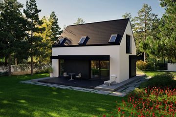  Projekt domu Mini 21 plus (wersja C) energo plus (WRC2818) - projekt domu parterowego z poddaszem - Zdjęcie 10