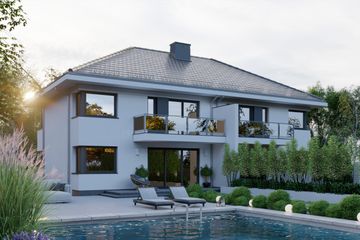  Projekt domu APS 307 wariant 2 dwulokalowy (LUA1651) - projekt domu z pełnym piętrem - Zdjęcie 4