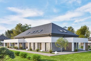  Projekt domu D415 (WAI1506) - projekt domu parterowego - Zdjęcie 3